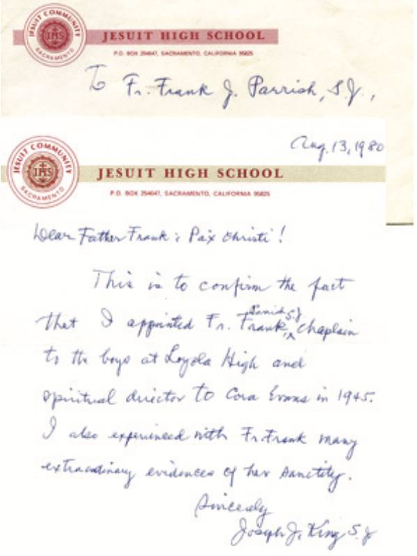 Loyola announcement document